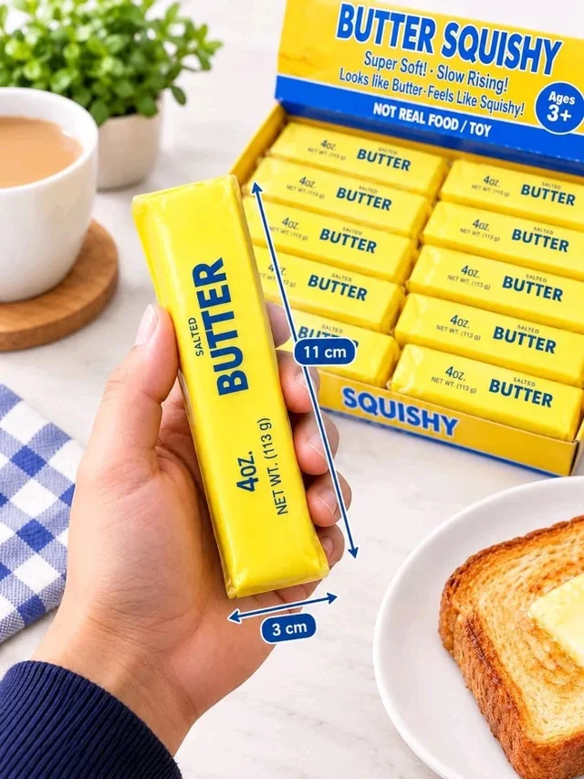 Butter Squishy Toy 