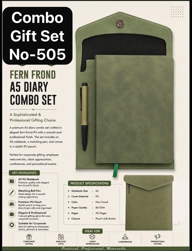 A5 Diary Combo Set 