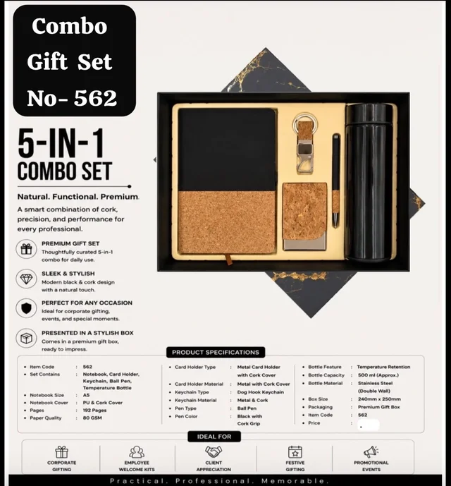 5 In 1 Diary Combo Set 