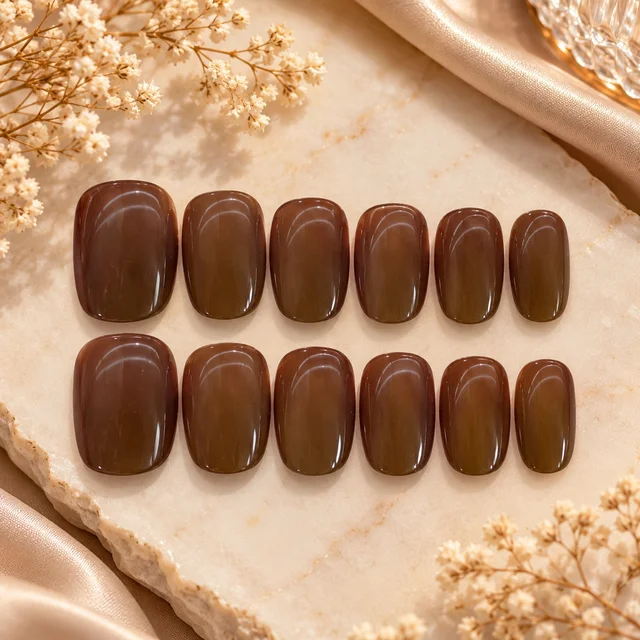 Short Nails Cat Eye 