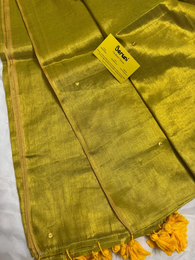Mul Cotton Tissue Saree
