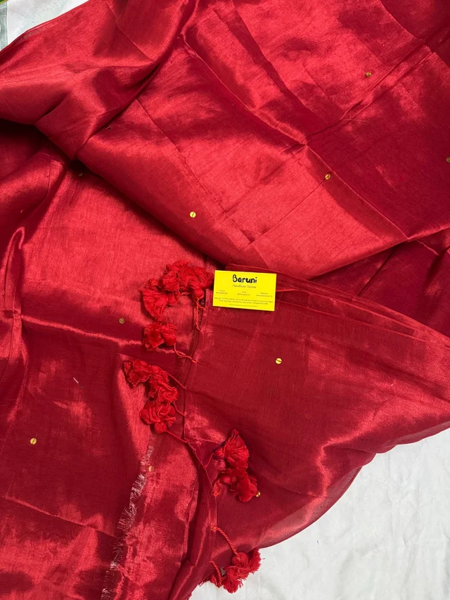 Mul Cotton Tissue Saree