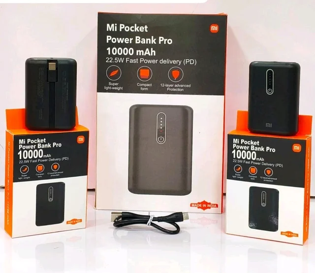 Pocket Powerbank 10000mah Fast Charging. 22.5w Output. 6month Warranty 