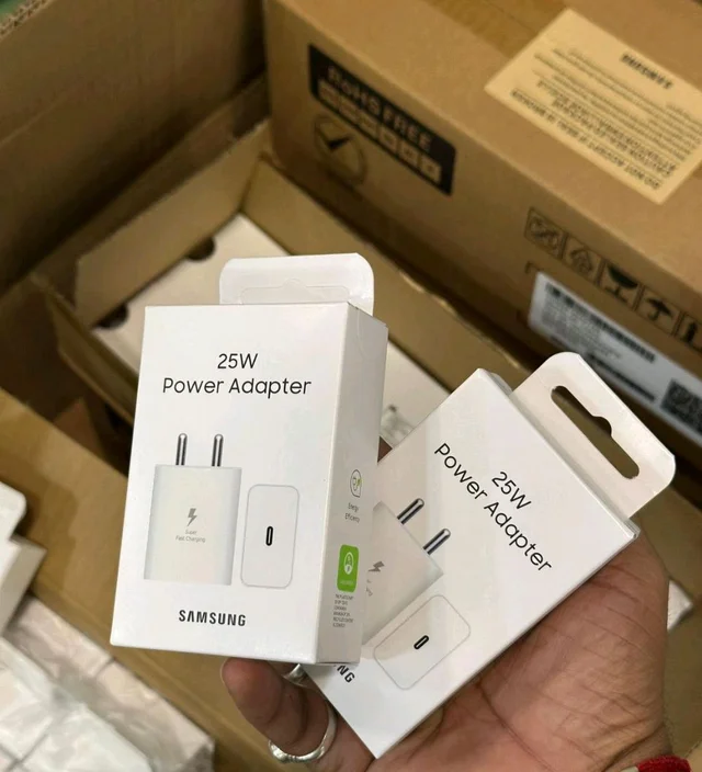 Samsung 100% 25W Original Adapter With Brand Warranty 6 Months 