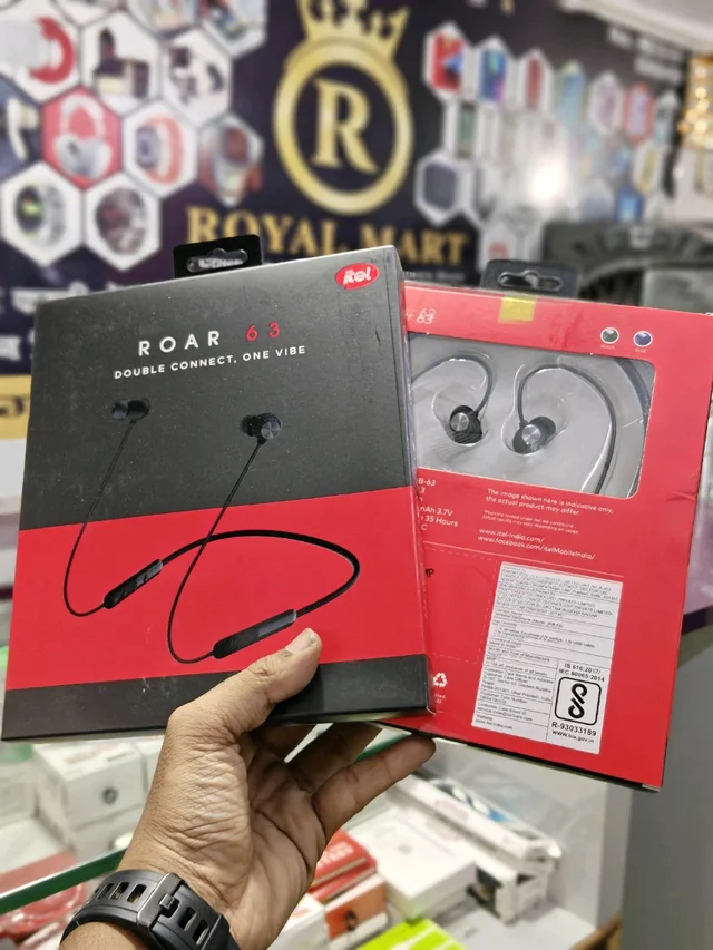 Itel Roar 63 Heavy Sound Quality Wireless Neckband Premium Look With Brand Garranty 1 Year 