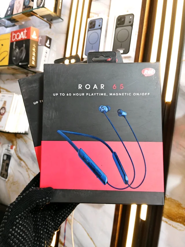 Itel Roar 65 Neckband Megnatic On /Off Best Quality Sound With Brand Garranty 1 Year  
