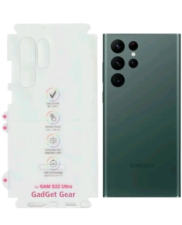 Samsung S22ultra Back Screen Guard Back Screen Protector Film Soft TPU Thin High Transparency 