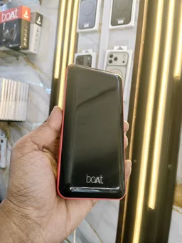10000 mAh 18W Rapid Charging Compact Pocket Size Power Bank (Carbon Black, Lithium Polymer, Fast Charging, Quick Charge 3.0 for Mobile, Tablet, Earbuds)