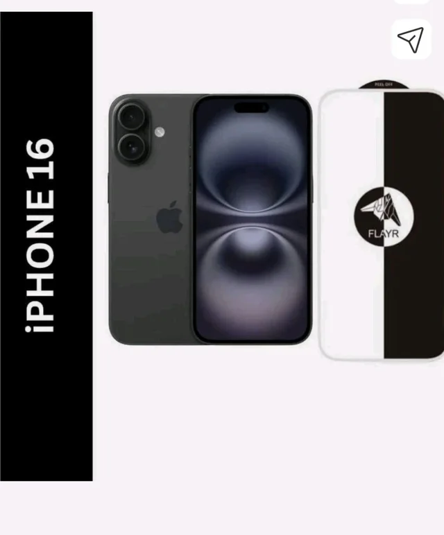Tempered Glass Guard for IPHONE 16 FLAYR HIGH QUALITY TEMPERED GLASS WITHOUT BLACK BORDER ON SIDES | FULL CLEAR SCREEN PROTECTOR | 9H HARDNESS | EXPLOSION PROOF | (Pack of 1)