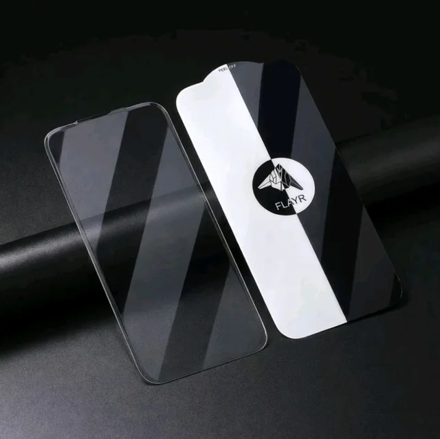 Tempered Glass Guard for IPHONE 16 FLAYR HIGH QUALITY TEMPERED GLASS WITHOUT BLACK BORDER ON SIDES | FULL CLEAR SCREEN PROTECTOR | 9H HARDNESS | EXPLOSION PROOF | (Pack of 1)