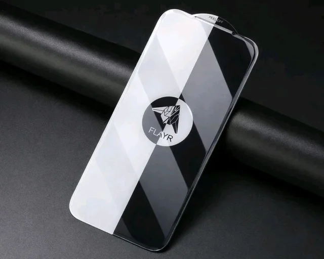 IPHONE 16PRO FLAYR HIGH QUALITY TEMPERED GLASS WITHOUT BLACK BORDER ON SIDES | FULL CLEAR SCREEN PROTECTOR | 9H HARDNESS | EXPLOSION PROOF | (Pack of 1)