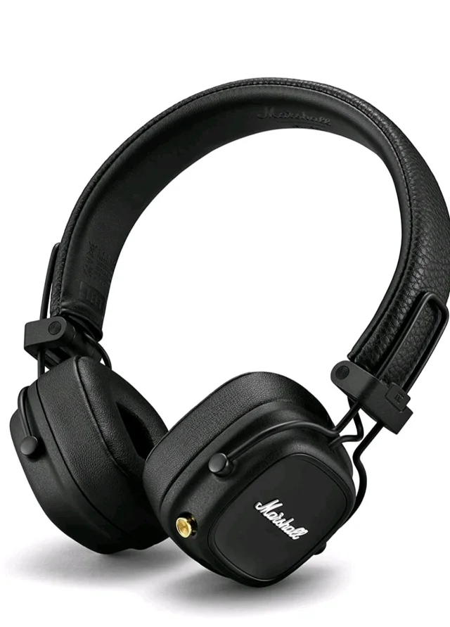 Marshall Major IV Wireless Bluetooth On Ear Headphone with Mic (Black)
