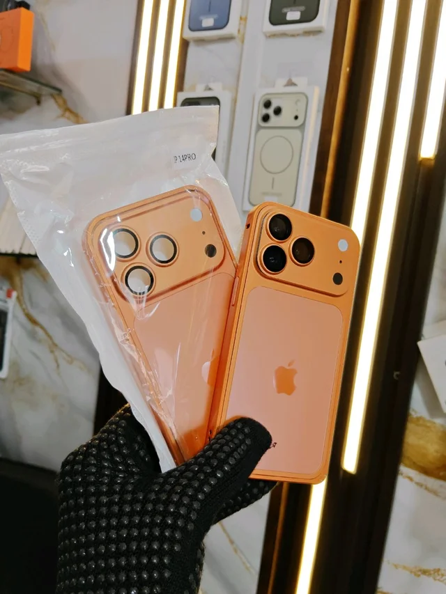iPhone 15Pro To 17pro Converter Premium Quality Ring And Back Body Heavy Material 