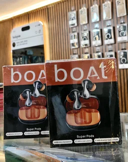Buds with 50dB ANC, 360 Spatial Al Audio, Hi-Res LHDC and 40 hrs Playtime1 Bluetooth Gaming Headset (Orange, In the Ear)