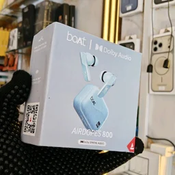 Airdopes 800 w/ Dolby Audio, 4 Mics Al-ENx Tech, Titanium Drivers & ASAP Charge Bluetooth Headset (Interstellar Green, True Wireless) - Mine Shaft