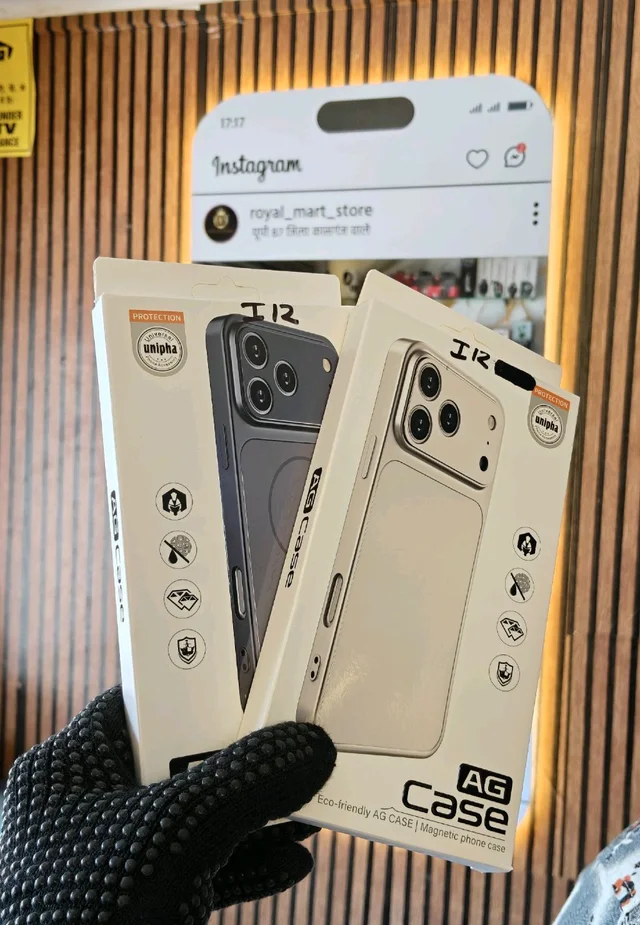 iPhone 12 To 17promax Converter Premium Quality Ring And Back Body Heavy Material by ROYAL MART - White
