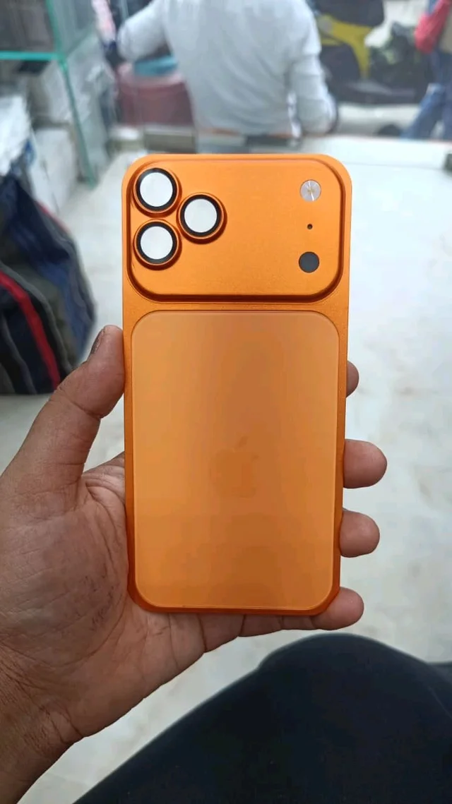 iPhone 15pro To 17promax Converter Premium Quality Ring And Back Body Heavy Material by ROYAL MART