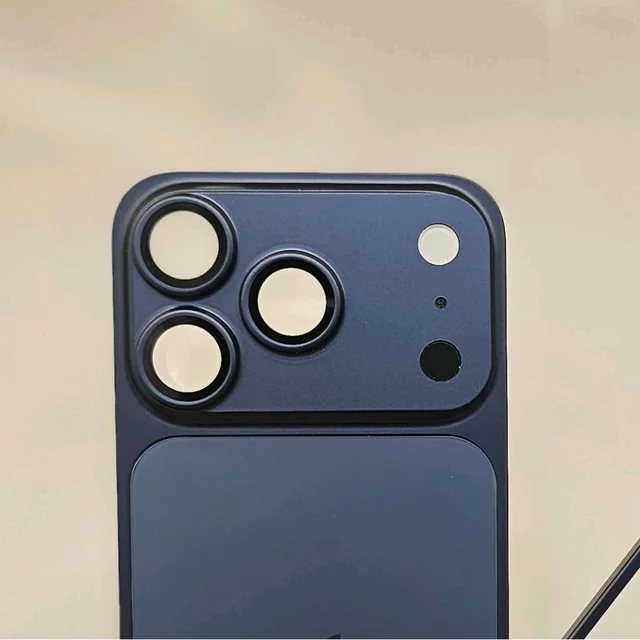 iPhone 15pro To 17promax Converter Premium Quality Ring And Back Body Heavy Material by ROYAL MART - Orange