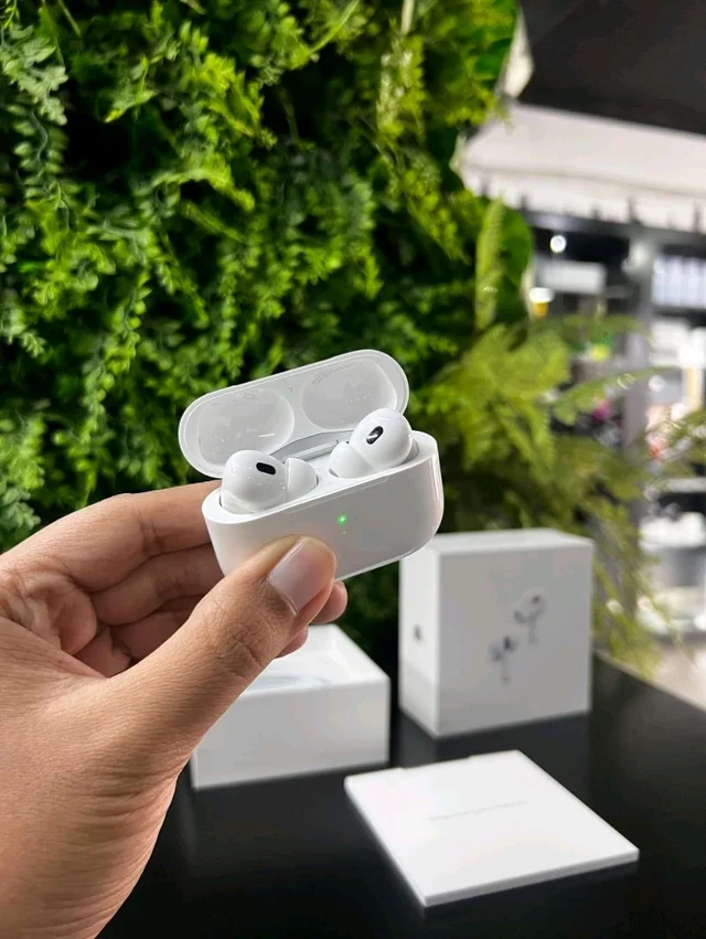 AirPods Pro (2nd generation) Bluetooth Headset (White, True Wireless) ANC All Mode Work 