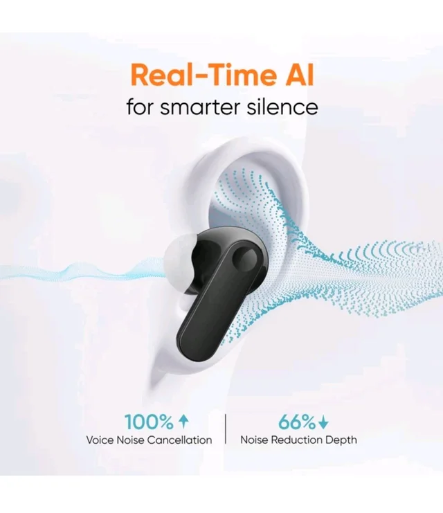 realme Buds T500 Pro with 50dB ANC|12.4mm Hi-res Drivers Spatial Audio|56 Hrs battery Bluetooth Headset (Liquor Chocolate, True Wireless)