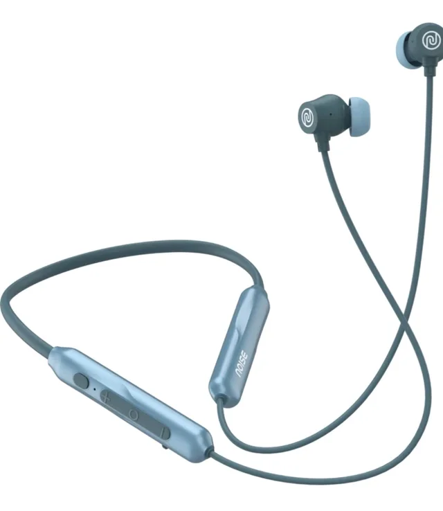 Noise Airwave Pro with ANC, 60 Hrs of Playtime, Low latency(Up to 40ms), 3 EQ Modes Bluetooth Headset (Metallic Blue, In the Ear)