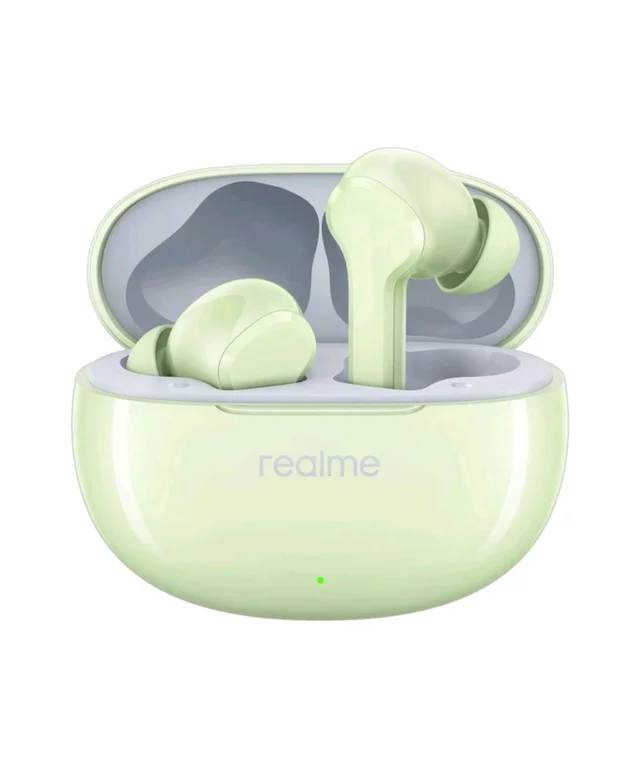 realme Buds T110 (RMA2306) with Al ENC for calls, 38 hours of Playback and Deep Bass Bluetooth Headset (Punk Black, True Wireless)