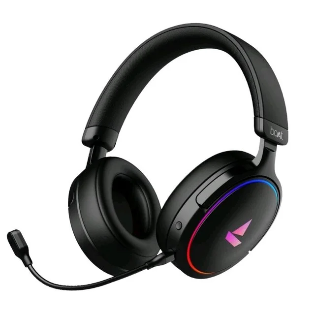 boAt Immortal IM-300 with 50MM Drivers, Dual EQ Modes & RGB Lights Wired Gaming Headset (Black, On the Ear)