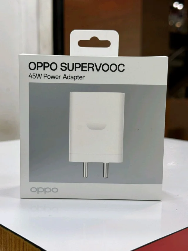 OPPO SUPERVOOC 45W POWER ADAPTER
COMPANY ORIGINAL💯