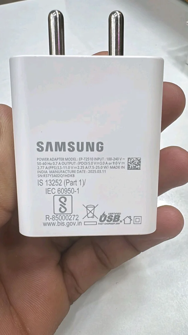 SAMSUNG 25W POWER ADAPTER ORIGINAL 💯