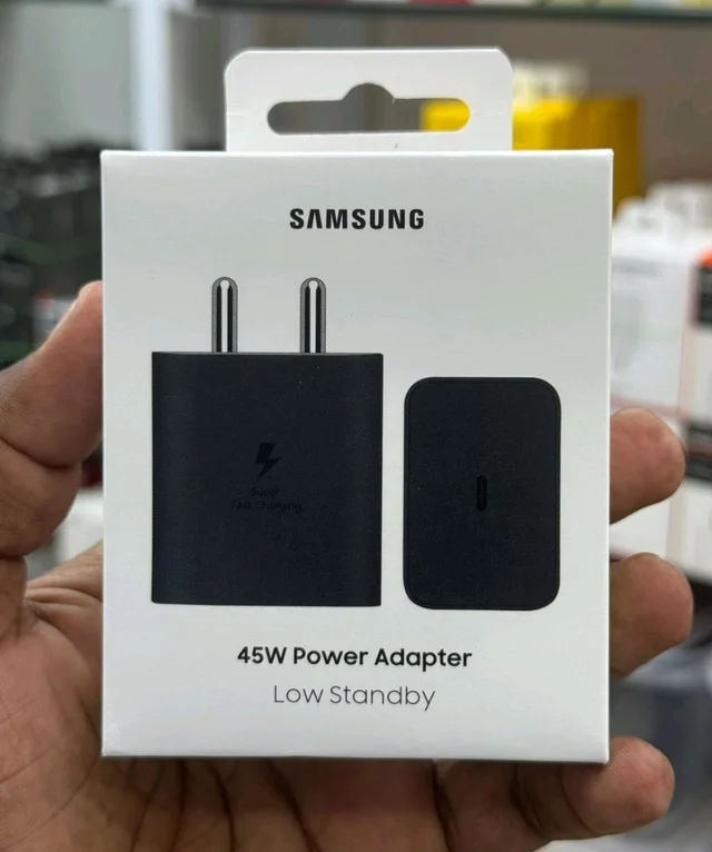 Samsung Galaxy 45W Travel Adaptor Original π―(Without Cable), Black