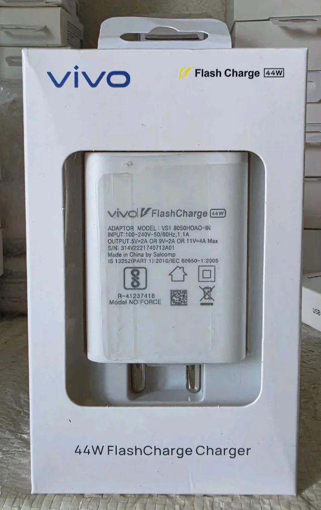 Vivo 44w Adapter Og With 1 Year Seller Warranty