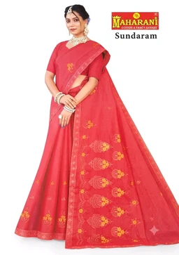 MAHARANI Cotton Fancy Sarees Sundaram (4001)