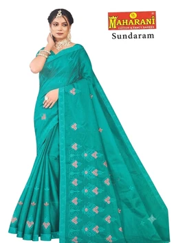 MAHARANI Cotton Fancy Sarees Sundarsm (4002)
