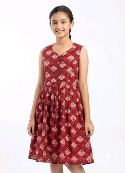 Girls Cotton frock (4011)