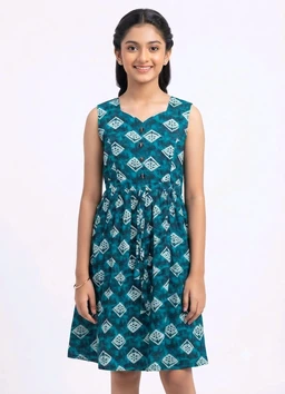 Girls Cotton frock (4013)