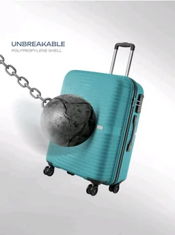 Safari Medium Check-in Suitcase (66 cm) 8 Wheels - Eclipse Neo 66 - Teal, Silver