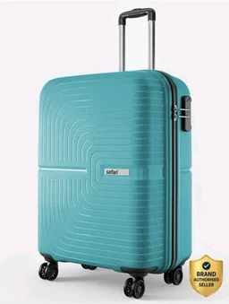 Safari Small Cabin Suitcase (55 cm) 8 Wheels - Eclipse Neo 55 - Teal, Silver