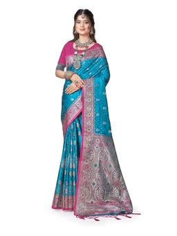 Suman MADHRU SILIK SC NEELAMBARI EXCLUSIVEEANCY SAREE (138510)