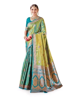 MAHARANI VARSHA SIMAR SILK EXCLUSIVE FANCY SAREE (162011)