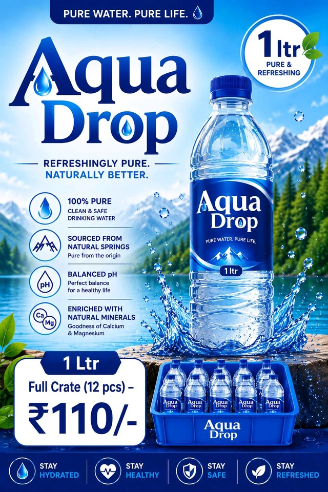 Aqua Drop 1Ltr 12pcs