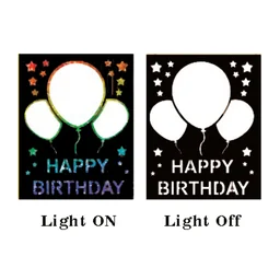 Happy Birthday Personalized LED Photo Frame - 8x6
