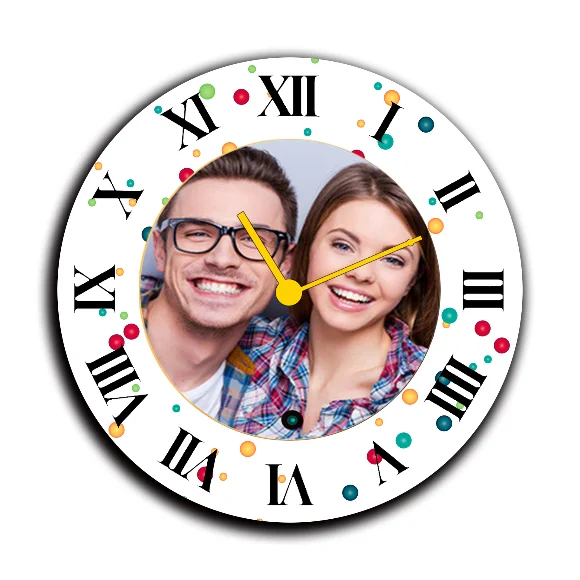 Photo Print Clock - 12 inch