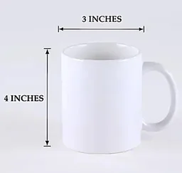 Valentine's day gift frosted glass Mug - 330 ML, I love you