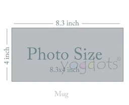 Color Photo Mug - 330 ML, Red