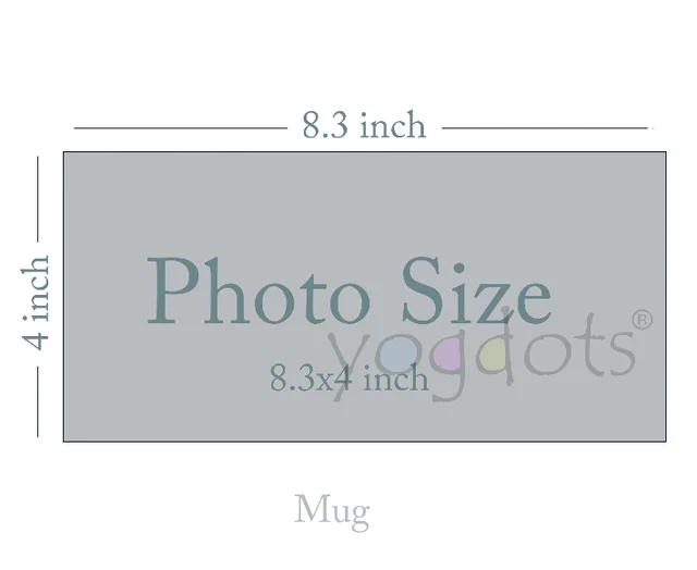Color Photo Mug - 330 ML, Red