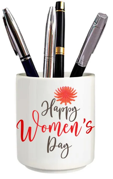 Women's day ceramic planter - 330 ML