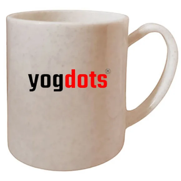 Unbreakable Polymer Mug with Print - 330 ML, Granite Finish