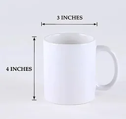 Unbreakable Polymer Mugs with Print - 330 ML, Inner Color