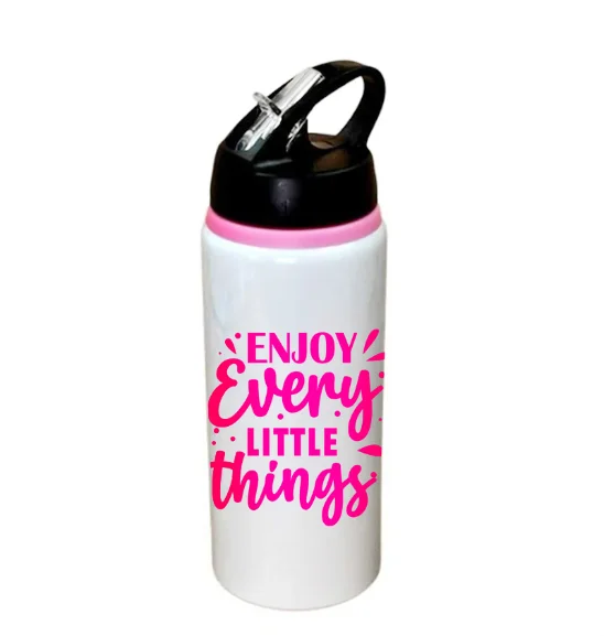 YOGDOTS Pink-line Metal Sipper - 600 ML, ST-02