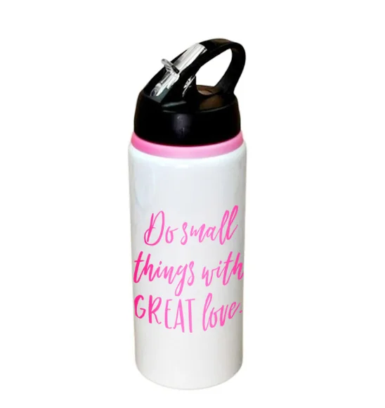 YOGDOTS Pink-line Metal Sipper - 600 ML, ST-05